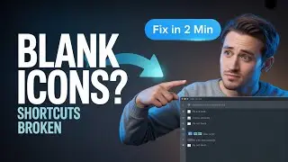 Are your Windows 11 desktop shortcuts showing blank white icons or giving 