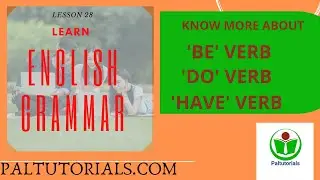 TO BE VERB I TO DO VERB I TO HAVE VERB I ENGLISH GRAMMAR