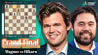 'Grand Final!!1&2 | Magnus Carlsen vs Hikaru | Chessable Master Champion 2025 #chess #magnuscarlsen