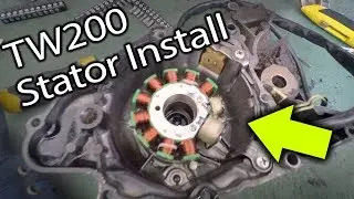 How To Install a Yamaha TW200 Stator