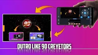 🔥How to make outro like 90 creators || outro ||2021|| in Hindi|| Editing Plus