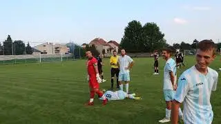 Rvačka a nervozita v hledišti | Tlumačov - muži Ludkovice