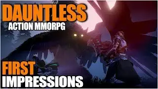 My First Experience Playing Dauntless - Free to play MMORPG Gameplay