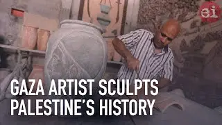 Gaza artist sculpts Palestine&rsquo;s history