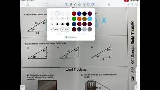 Special Right Triangles