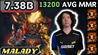 Malady HUSKAR Hard Support Gameplay 7.38b - Dota 2 Support
