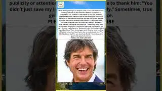 TOM CRUISE PAID $7K HOSPITAL BILL 🏥💰