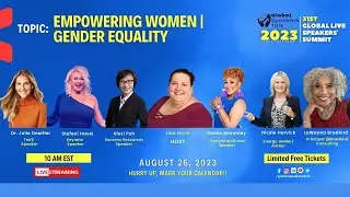 Why Gender Equality? Stereotypes |Global LIVE SpeakersSummit