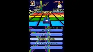 Mario Kart DS N64 Circuit Texture Hack SNES Rainbow Road