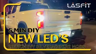 Модификации Chevrolet Silverado ZR2 2023 года &mdash; НОВЫЕ светодиоды (5 минут своими руками) от LASFIT