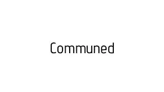 How to pronounce Communed / Communed pronunciation