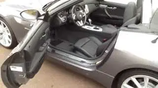 How to put the convertible top down on BMW z4 roadster