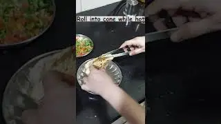 Stuffed Papad Cone