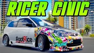 Forza Horizon 3 - RICER HONDA CIVIC! Is RICE NICE!?