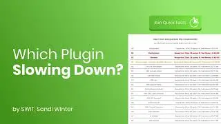 WordPress Profiler &ndash; What Slowing Down Your WP