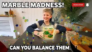 Fun Marble Game Challenge on a Spinning Dome | Balancing & Playing with Mum 👩🏻👦