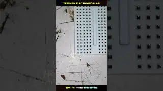 830 Tie  Points Breadboard | Zeeshan Electronics Lab (ZEL #zel #breadboard