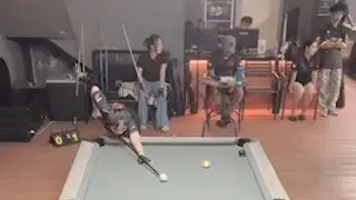 Consistency is the main capital for success #trickshots #billiards 