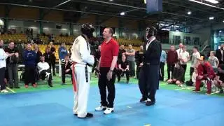 2015 TAGB Welsh Taekwondo Championships Jason Rowley vs Dean Reid
