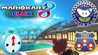 [Mario Kart 8 Deluxe] Time Trials against Nintendo Ghost - (Tour) Singapore Speedway 150cc
