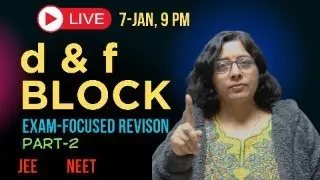 d & f Block = Scoring Chapter | Part 2 LIVE | Class 12 Chemistry