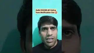 Delhi DSSSB Assistant Engineer AE online form notifications #shorts #dsssb #assistantengineer