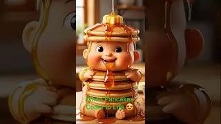🤩Honey-Dripping Pancake Baby Magic ✨#foodie Faces lab #ytshorts #youtube shorts #viral #trending 😋