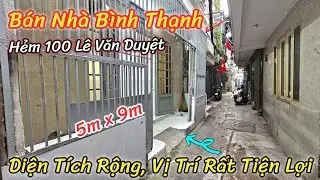 Bán Nhà Bình Thạnh | Vị Trí Trung Tâm Mà Bề Ngang 5m | Quá Gần Chợ, Trường, Bệnh Viện