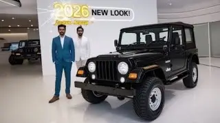 2026 Mahindra Jeeto Jeep SUV Black & Cream | Best Price | Mileage | Features Review