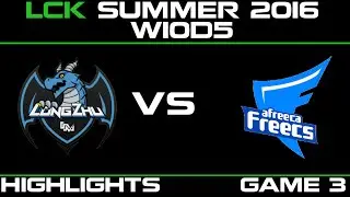 LZ vs AFS Game 3 Highlights LCK Champions 2016 W10D5 Longzhu vs Afreece Freecs   AFS vs LZ   LCK LOL