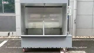 Water Curtan Paint Spray Booth
