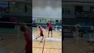 Badminton Doubles Shuttle Rally in Estonia #shorts