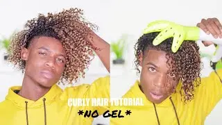MY NEW WASH & GO TUTORIAL!! NO GEL, NO CRUNCH
