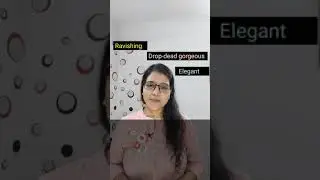 3 words to Replace VERY BEAUTIFUL | Advanced English IELTS Vocabulary | Daily use sentences #shorts