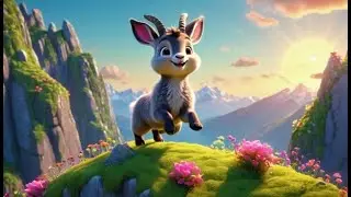 Goral leaps go bound bound bound | English Nursery Rhyme | Kids Songs | Baby Music