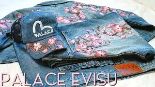 PALACE EVISU Cherry Blossom HAUL! Hat, Jacket & Jeans! Absolute GRAILS! Detailed Look! 👀
