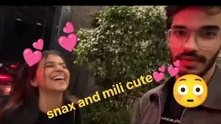 snax and mili cute moment || @SnaxGaming ||@MilikyaMili || #s8ul #s8ulvlog