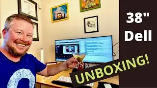 Unboxing the Dell UltraSharp 38