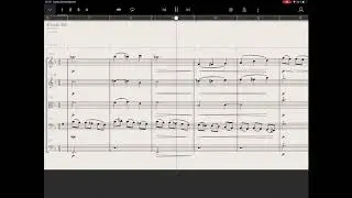 StaffPad Berlin Strings Dynamic Etude (ipad/ios version) - Music by Juan Ramos