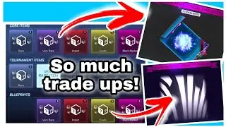 Trading up my inventory again! (rocket league trade ups)