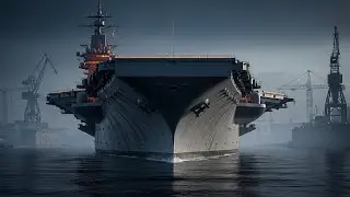 За кулисами производства авианосцев: от необработанной стали до авианосца USS Gerald R Ford.