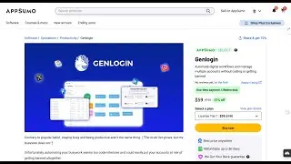 GenLogin Overview - Appsumo LTD