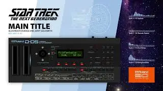 Star Trek: The Next Generation &bull; Roland D-05 &bull; Roland Boutique Synth Cover #2