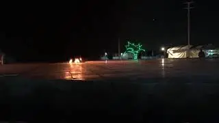 Fire Tricks in UAE safari