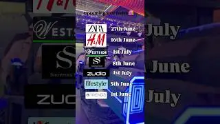 Upcoming 2025 Sale Date ⬇️ #shorts #ytshorts #sale #yt #zara #westside #shopping #vlog #haul #zudio