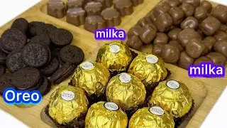 Filling platter with sweets ASMR | Oddly satisfying