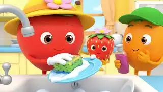 Baby Sensory Viideo- 🌸 Baby Fruit Dancing | Low Stimulation Sensory Video for Toddlers Kids