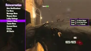 PS3 CoD BO2: 1.19 [SPRX] Reincarnation Zombie Mod Menu by: oStankyModz