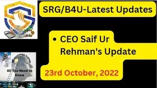 Secure Reannex 23rd October, 22 (CEO's Saif Ur Rehman Voice Message)