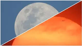 Moon in East, Sun in West |  Stunning Natural Balance Captured - Super Zoom 125x